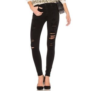AGOLDE Black distressed jeans